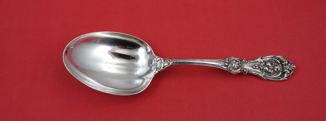 Reed and Barton Francis I Sterling Silver Serving Spoon 8 inch (1 of 2)