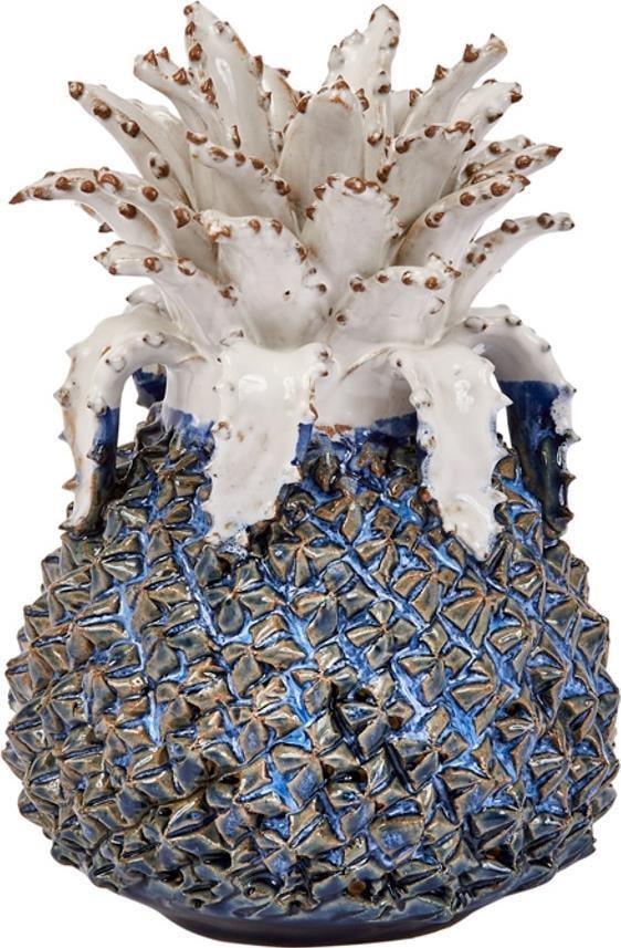 Handmade Original Thai Pineapple Ceramic Vase 6.5H 4.5W 4.5D (1 of 3)