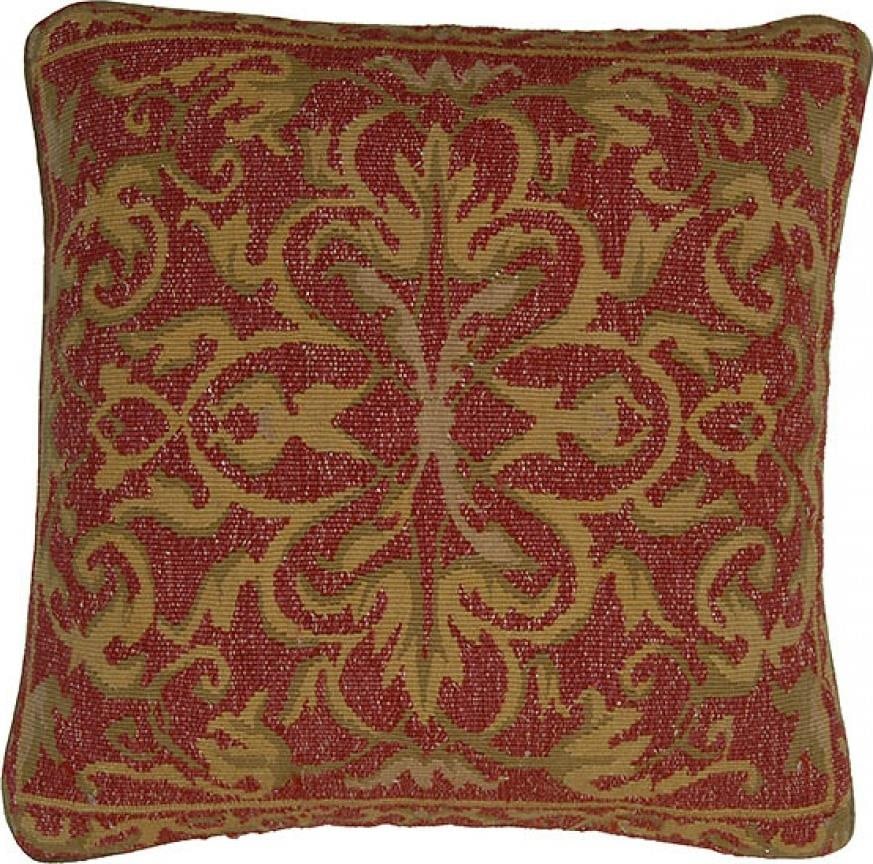 Provence Home 20x20 Aubusson Velvet Throw Pillow: Provence Home 20x20 Aubusson Velvet Throw Pillow Enhance your decor with this luxurious Aubusson style throw pillow. This handmade piece features a vibrant design, crafted with care and artistry. The