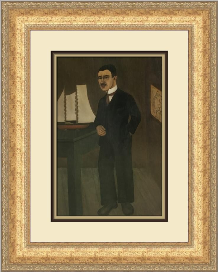 Frida Kahlo Portrait of Dr Leo Eloesser Custom Framed Art Print: Frida Kahlo Portrait of Dr Leo Eloesser Custom Framed Art Print This striking custom framed print features Frida Kahlo's "Portrait of Dr. Leo Eloesser," showcasing the unique blend of Modernism and Su