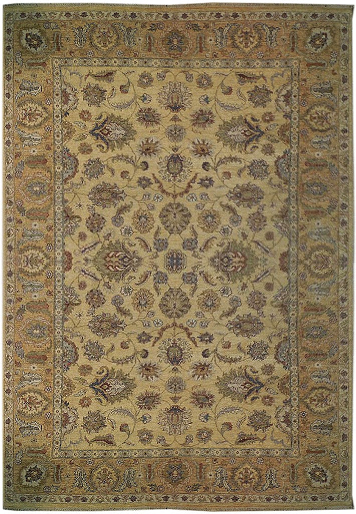 Handwoven 6' x 9'6" Beige Chobi Rug with Eco-Friendly Dyes (1 of 7)