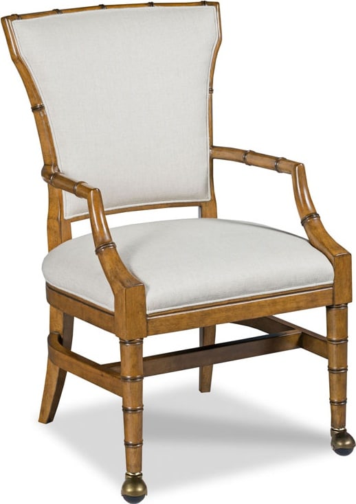 Woodbridge Emily Collection Wooden Chair with Casters 39H 23W 25D (1 of 7)