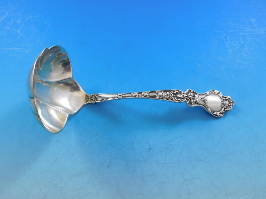 Alvin Nuremburg Sterling Silver Gravy Ladle 5 3/4 Vintage Flatware (1 of 4)