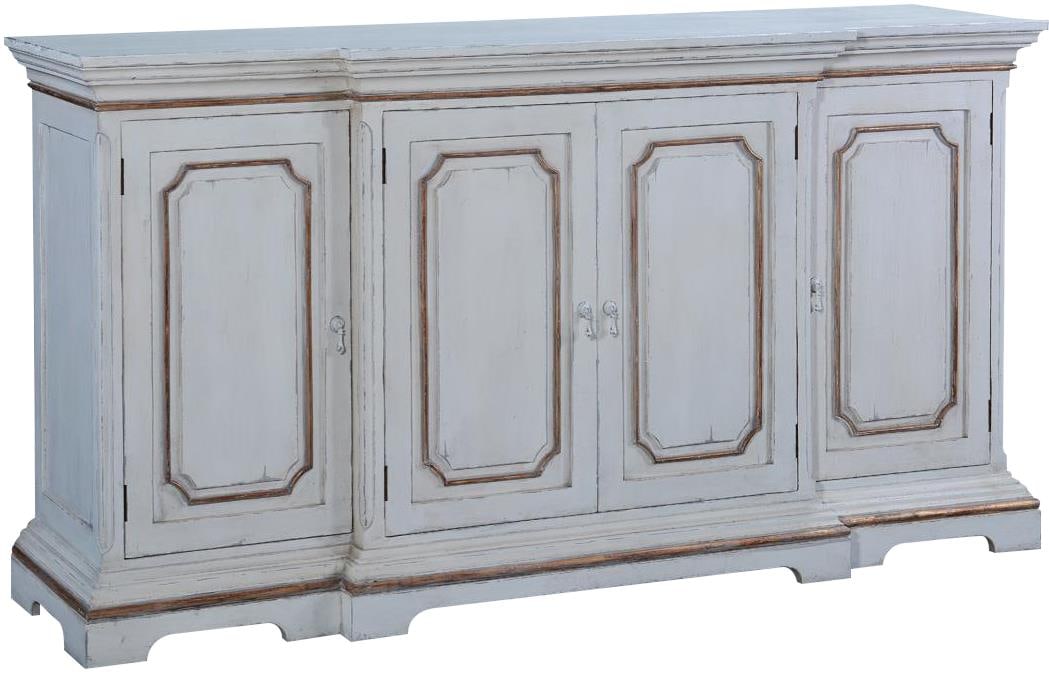 Edward French Style White Sideboard with Gold Accents (1 of 5)