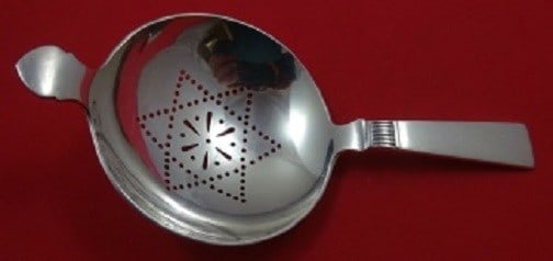 Prince Harald Tea Strainer by Marthinsen Sterling Silver 5.5 Inches (1 of 1)