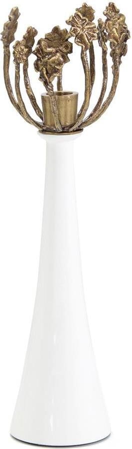 John-Richard Blossom Floral Candleholder 15H Elegant Home Decor (1 of 1)