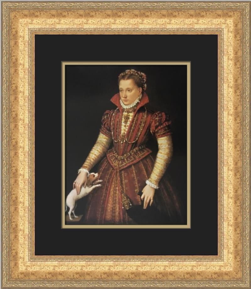 Lavinia Fontana Portrait of a Noblewoman Custom Framed Print 19x17 (1 of 2)