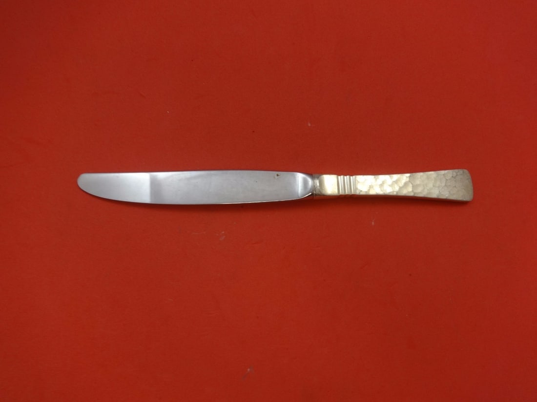 Porter Blanchard Capri Sterling Silver Dinner Knife Solid Handle 9 5/8": Porter Blanchard Capri Sterling Silver Dinner Knife Solid Handle 9 5/8" Enhance your dining experience with this exquisite Capri dinner knife by Porter Blanchard. Crafted from high-quality sterling