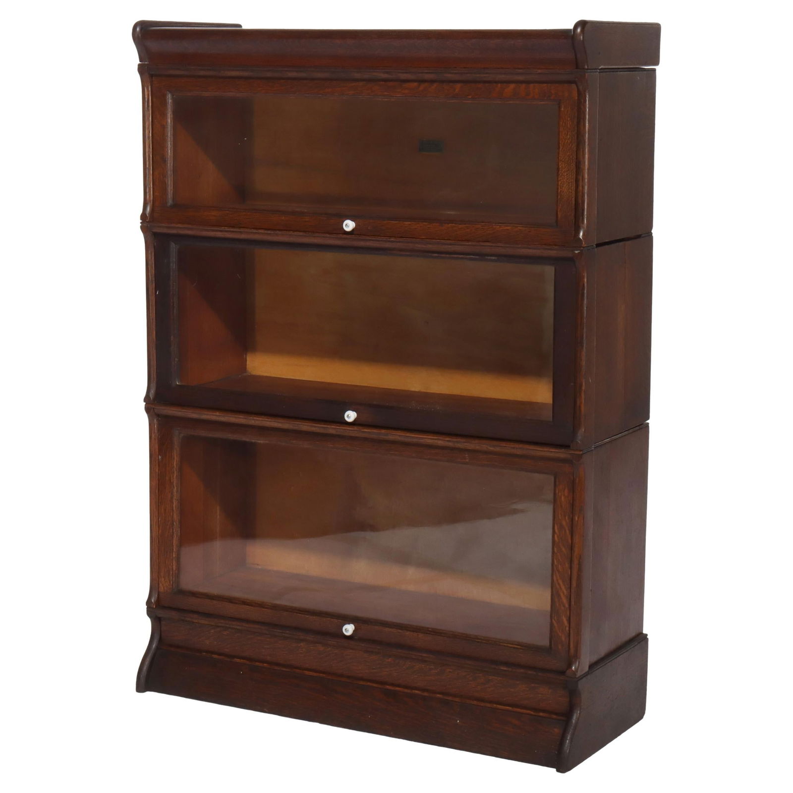 Antique Schram Bros. Globe Wernicke Arts & Crafts Oak Bookcase c1920 (1 of 13)