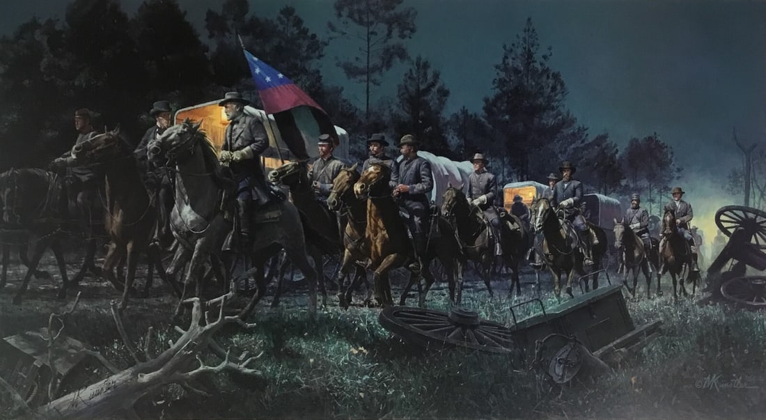 Mort Kunstler Lee Takes Command Signed Limited Edition Print COA: Mort Kunstler Lee Takes Command Signed Limited Edition Print COA This stunning print titled "Lee Takes Command" by renowned artist Mort Kunstler captures a significant moment in Civil War history. It