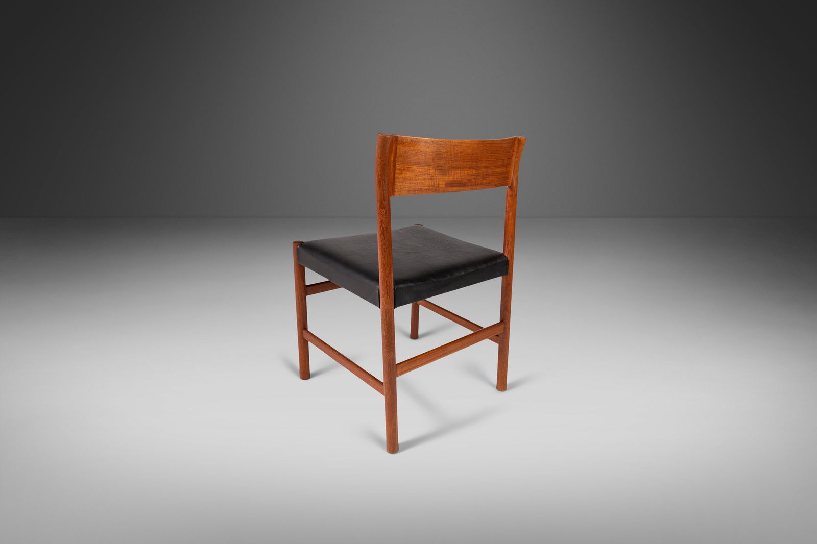 Rare Set of Six Model 9 Teak Dining Chairs by Arne Halvorsen 1960s - 5