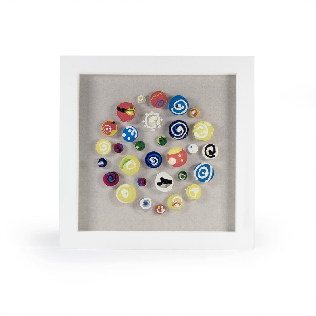 Zentique Framed Abstract Art 35.5 x 35.5 Fir Wall Decor (1 of 2)