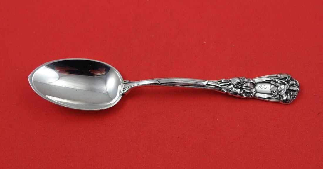 Durgin-Gorham Sterling Silver Iris Teaspoon 1.5 ozt Rare 6 Inch (1 of 2)