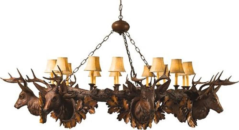 Aspen Stag Lodge Style Bowl Chandelier 35H 75W 75D: Aspen Stag Lodge Style Bowl Chandelier 35H 75W 75D Illuminate your space with the exquisite Aspen Stag Chandelier, a stunning blend of rustic charm and modern design. This bowl chandelier features a h