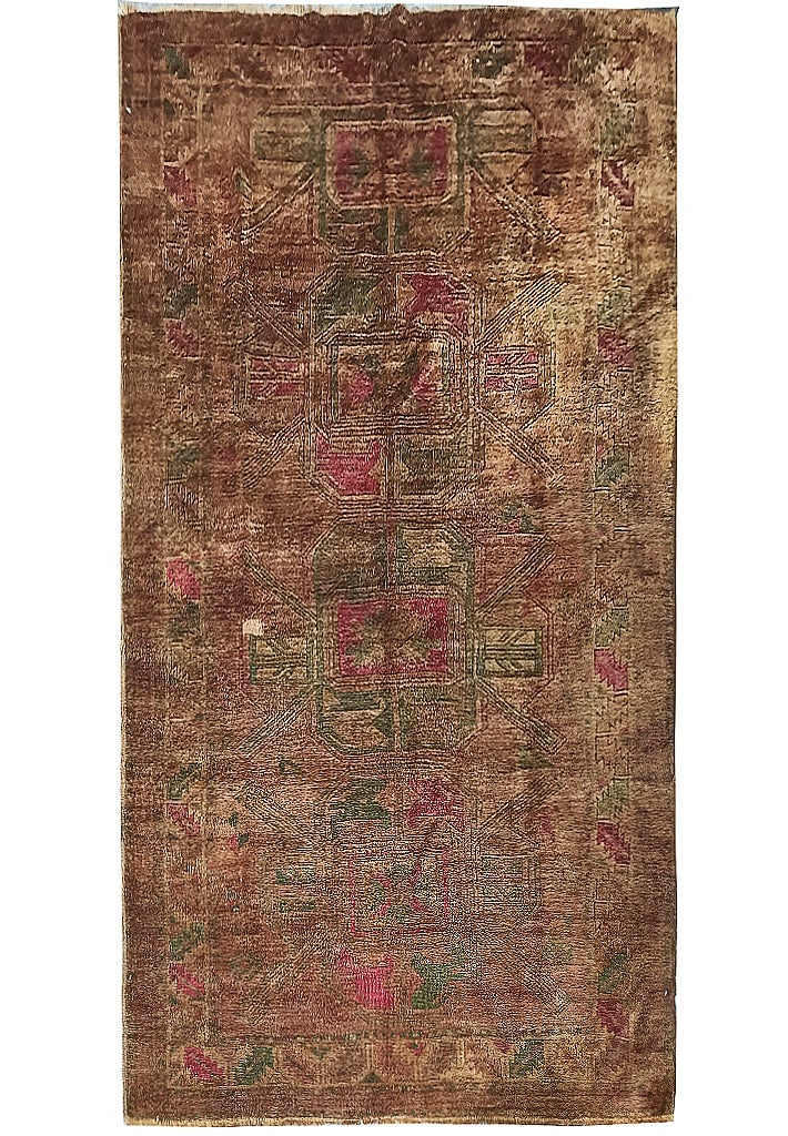 5' x 9' Antique Overdyed Kazak Area Rug Handwoven Quality: 5' x 9' Antique Overdyed Kazak Area Rug Handwoven Quality Free continental US Shipping Enhance your living space with the stunning 5' x 9' Antique Overdyed Kazak Rug, a perfect blend of timeless artis