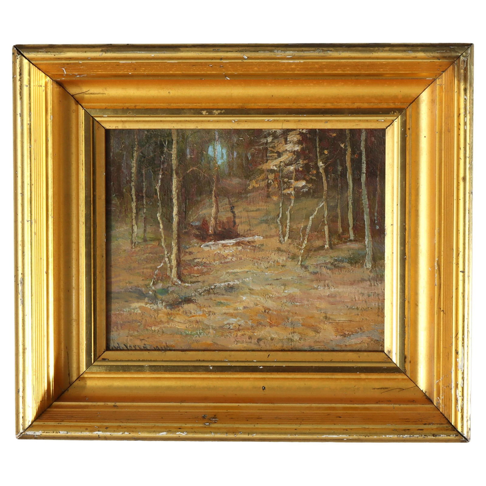 F W Loven 1914 Hudson River School Oil Landscape Painting (1 of 11)