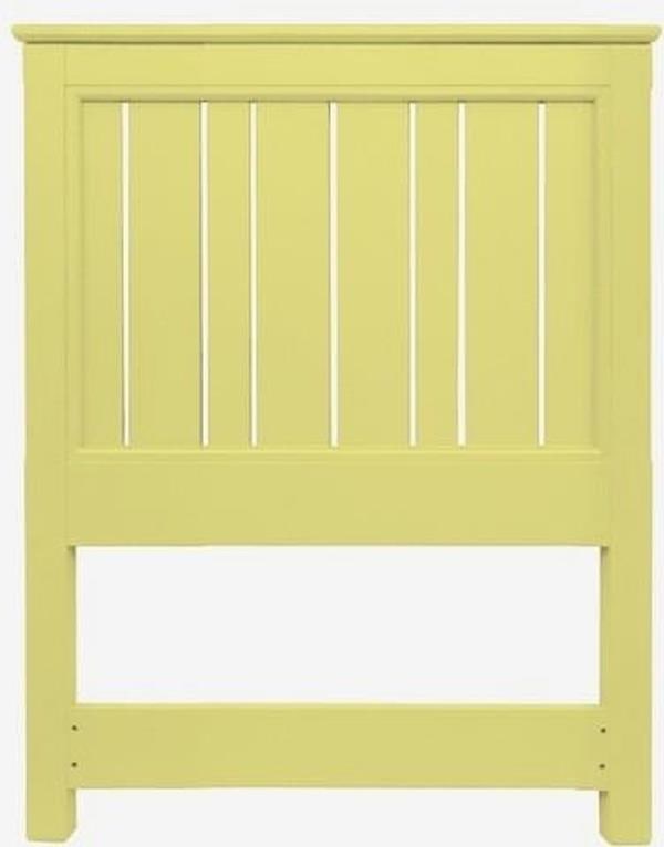 Trade Winds Vibrant Yellow Twin Headboard Cottage Style: Trade Winds Vibrant Yellow Twin Headboard Cottage Style This vibrant twin headboard features a cheerful yellow finish, perfect for adding a splash of color to any bedroom. The traditional cottage styl