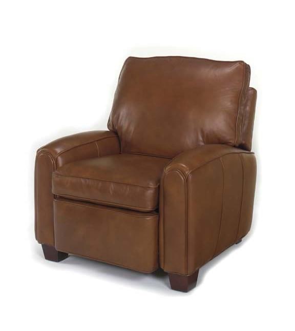 Handcrafted Brown Leather Recliner USA English Traditional Style: Handcrafted Brown Leather Recliner USA English Traditional Style Experience ultimate relaxation with this Classic Comfort Brown Leather Recliner, a hand-crafted piece made in the USA. Designed in an E