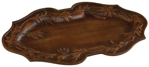 Daisy Shaped Lodge Style Resin Tray (1 of 1)