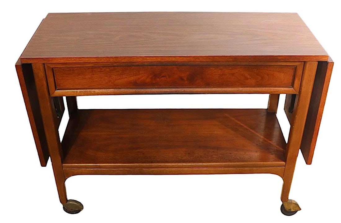 Mid Century Lane Alta Vista Serving Cart with Drop Leaves - 7