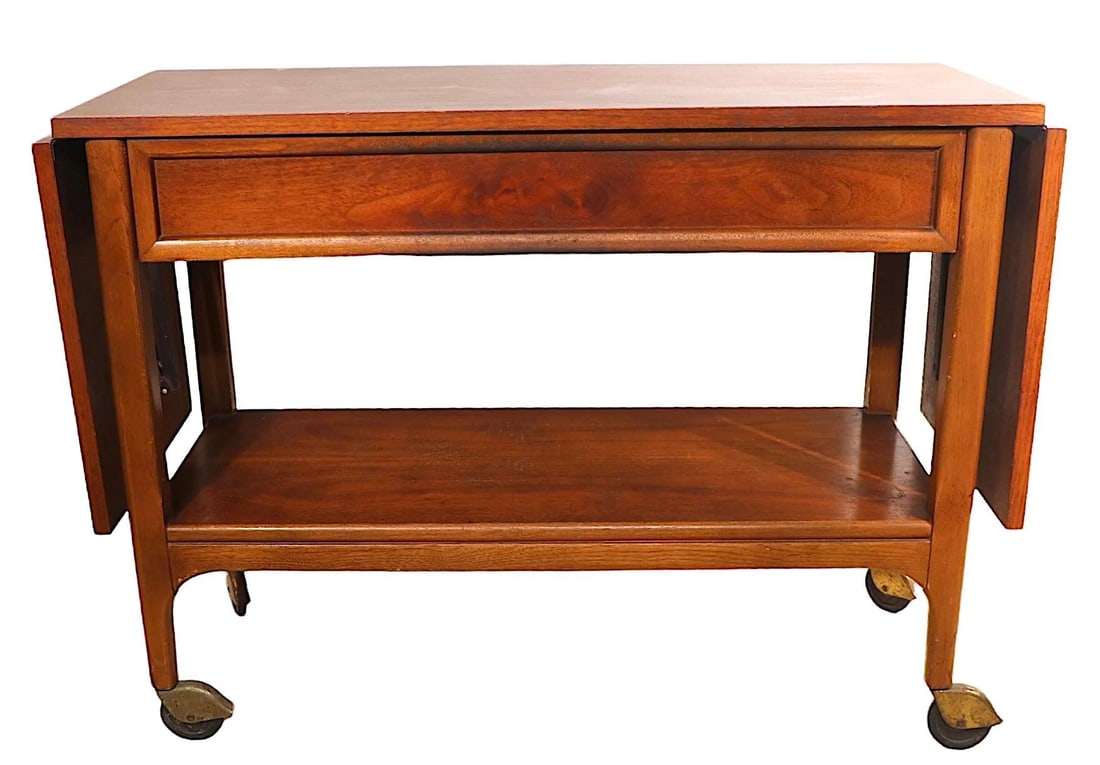 Mid Century Lane Alta Vista Serving Cart with Drop Leaves - 8