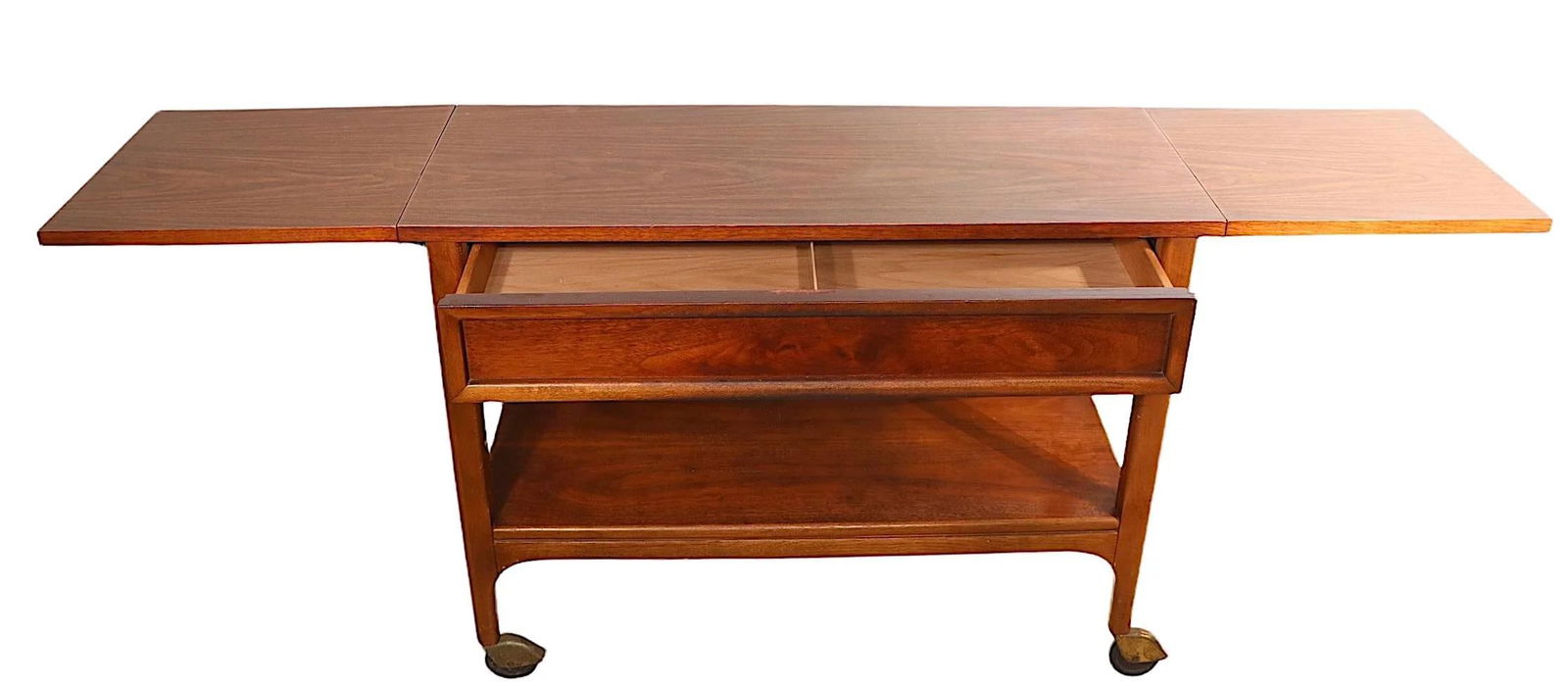 Mid Century Lane Alta Vista Serving Cart with Drop Leaves - 9