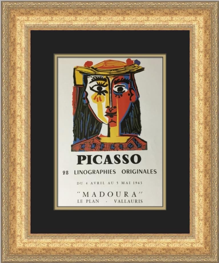 Pablo Picasso 28 Linographes Originales Custom Framed Art Print (1 of 2)