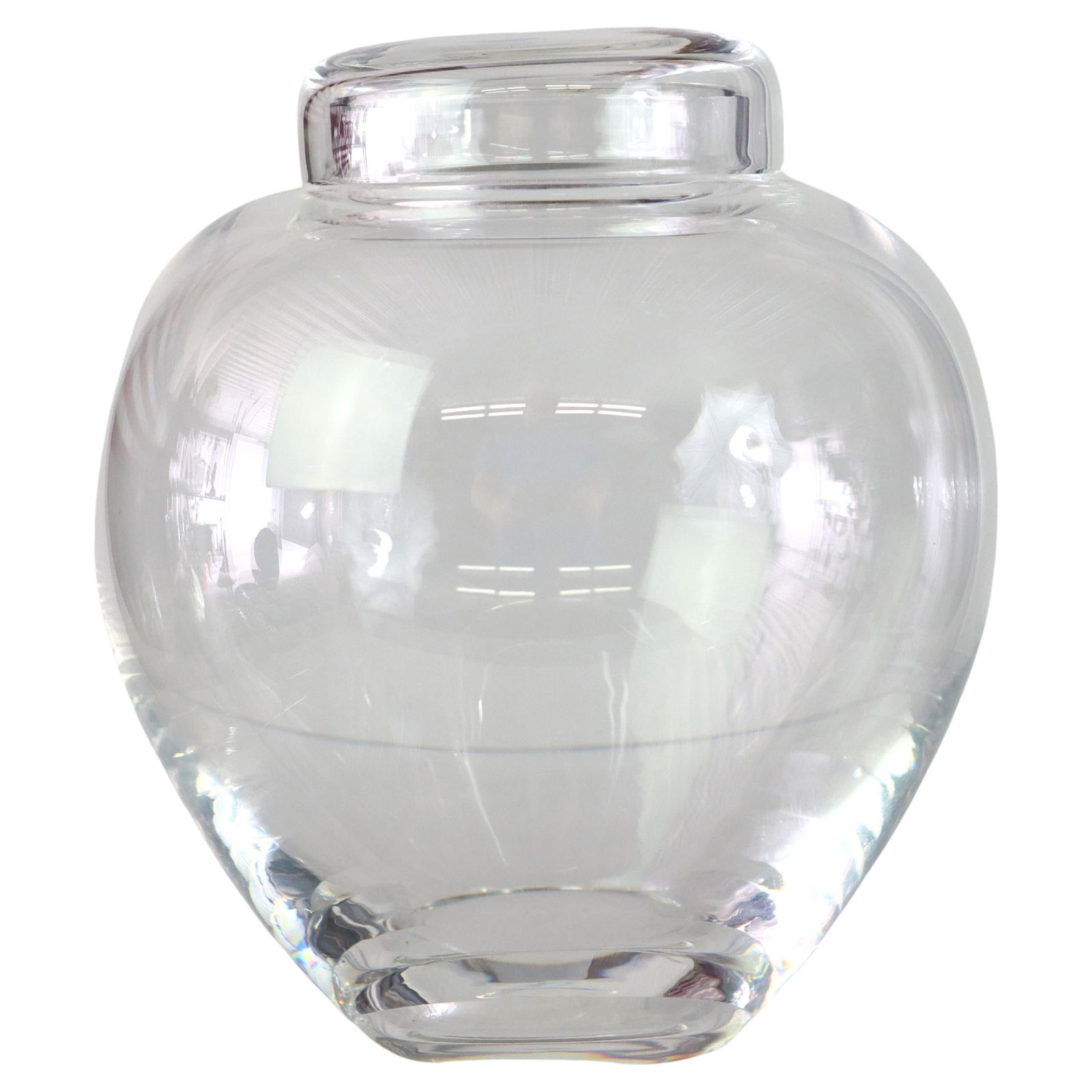 Signed Antique Steuben MCM Art Glass Lidded Vessel C1930 (1 of 5)