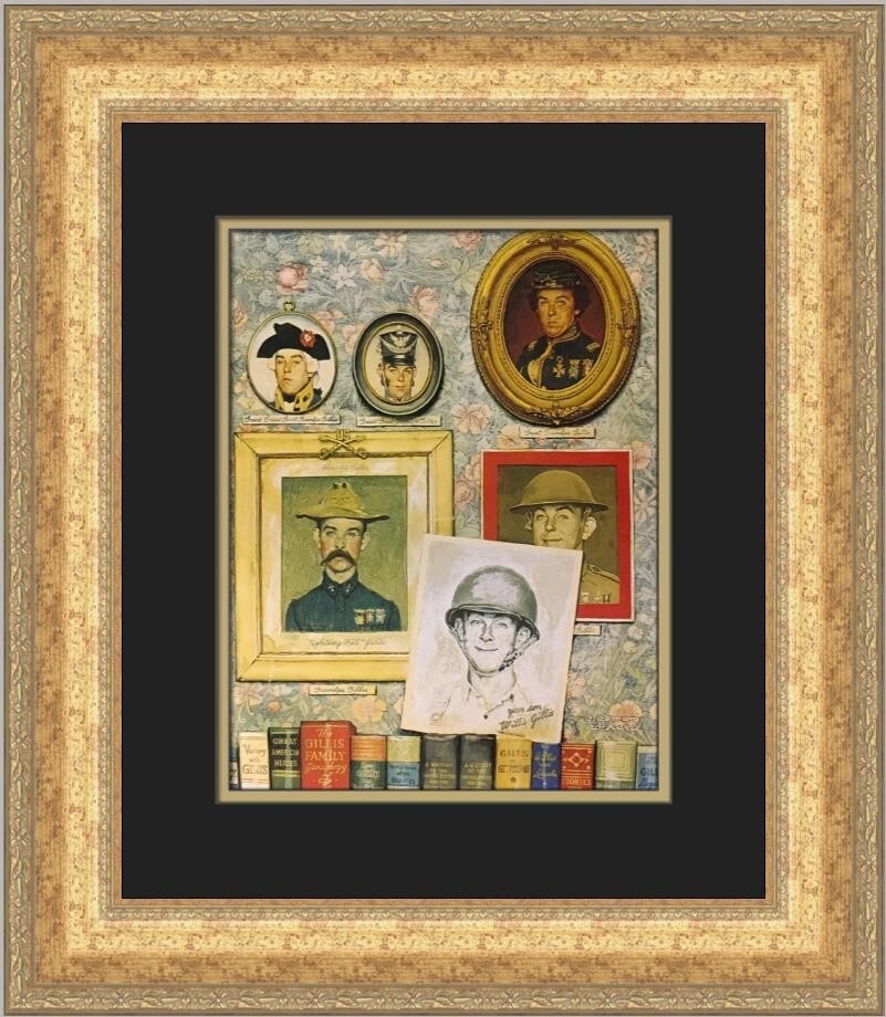 Norman Rockwell The Gillis Heritage Custom Framed Art Print 1979 (1 of 2)