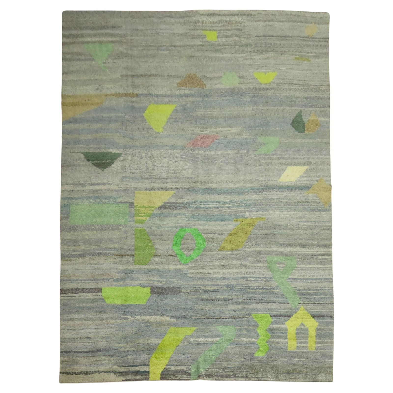 Unique Hand-Knotted Contemporary Turkish Tulu Carpet 9'10 x 14'11 (1 of 11)