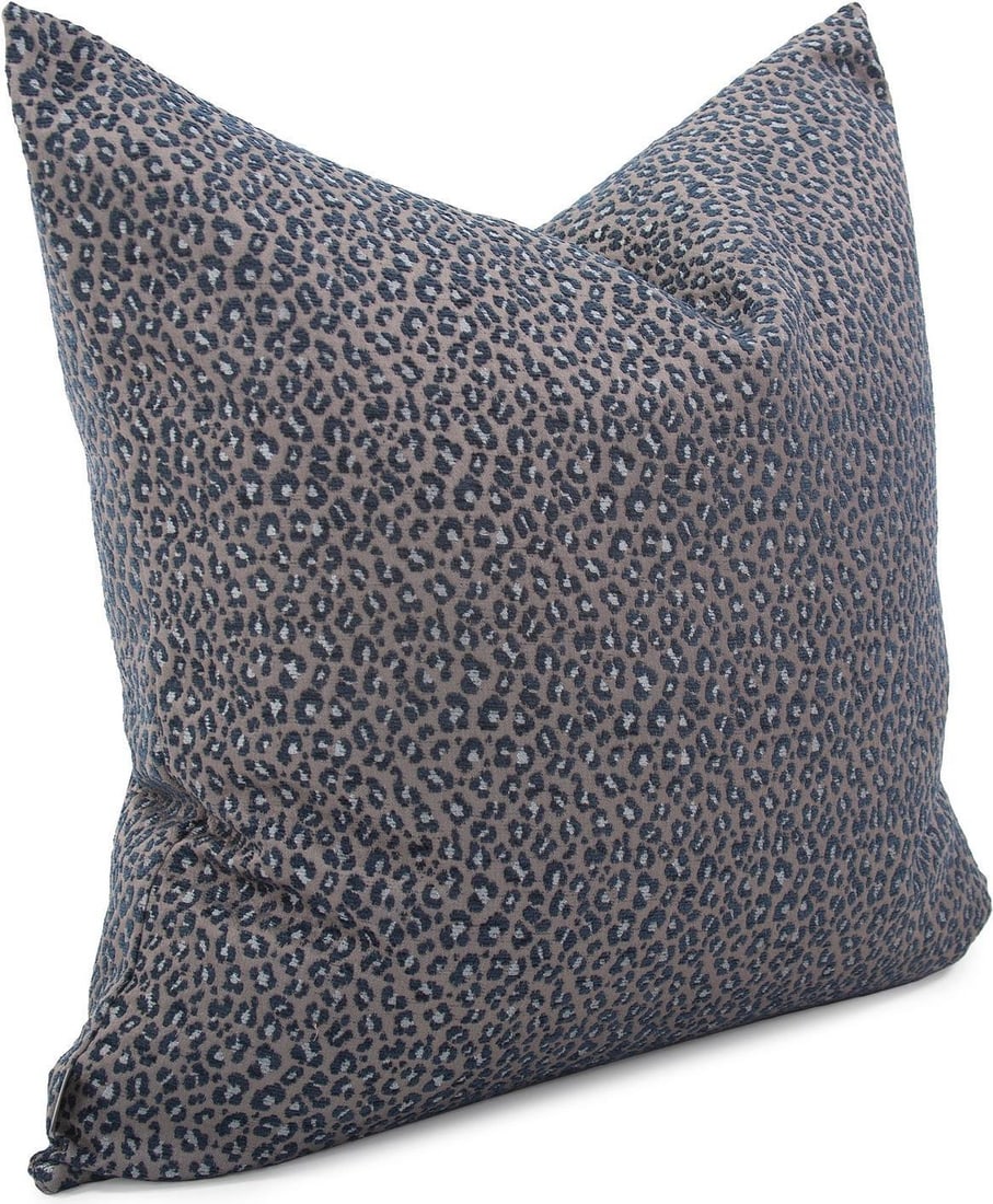 Howard Elliott Indigo Lynx 24 Inch Square Pillow Contemporary Design: Howard Elliott Indigo Lynx 24 Inch Square Pillow Contemporary Design Enhance your living space with the Indigo Lynx Traditional Square Pillow, a stunning addition that combines contemporary style with