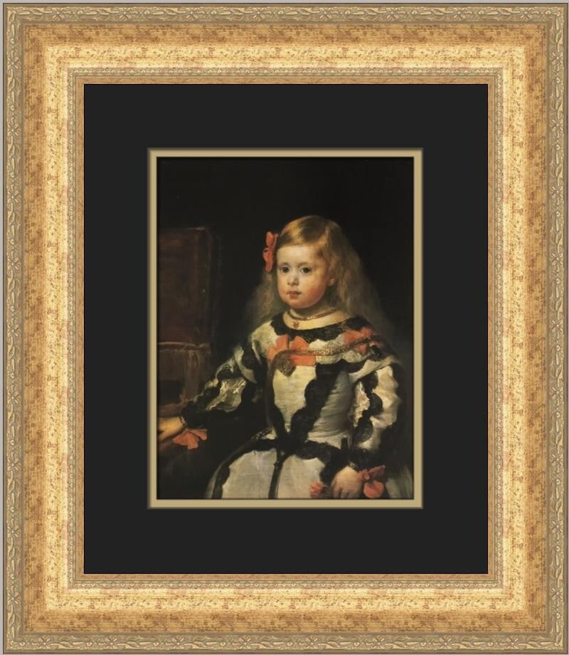 Diego Rodriguez Portrait of Maria Margarita Custom Framed Print 1982 (1 of 2)