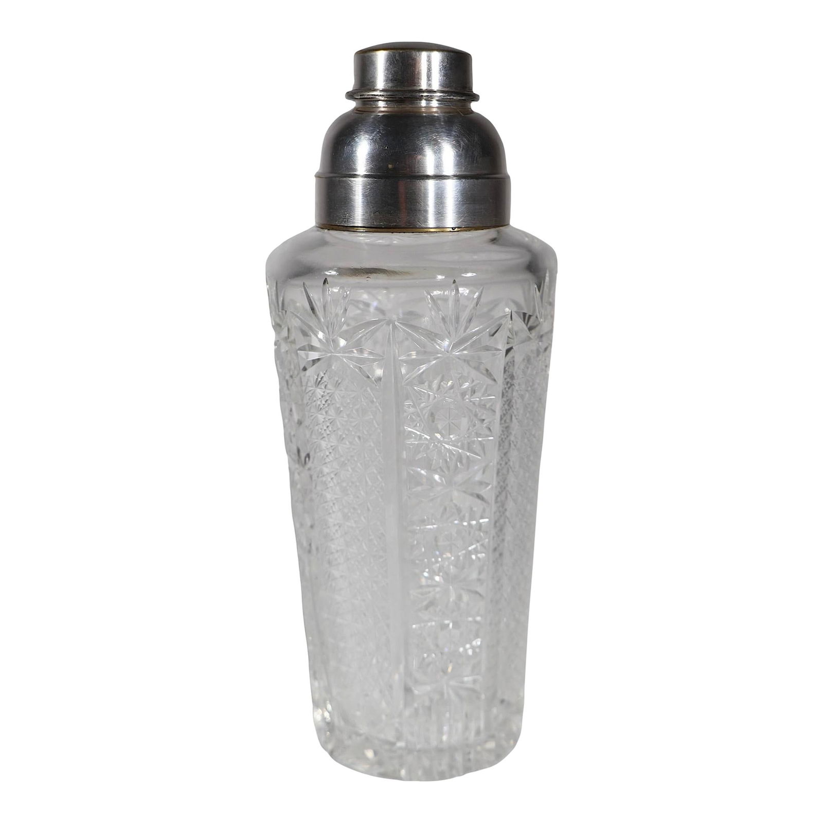 Art Deco Cocktail Shaker by Wilhelm Wolff Silverplate Glass 1930s (1 of 10)