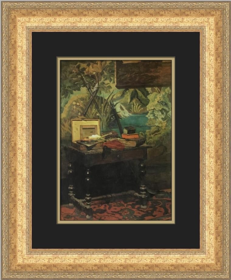 Claude Monet A Corner of the Studio Custom Framed Print 19x17 (1 of 2)
