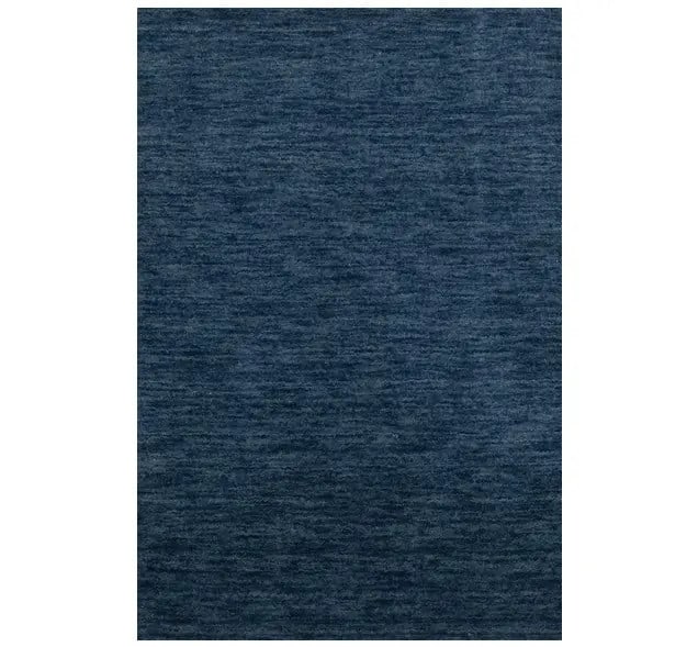 Steel Blue Gabbeh Modern Handmade Wool Area Rug 2x3: Steel Blue Gabbeh Modern Handmade Wool Area Rug 2x3 Enhance your living space with this Steel Blue Solid Gabbeh Modern Rug. Expertly hand-loomed in India, this area rug features a sleek solid design t