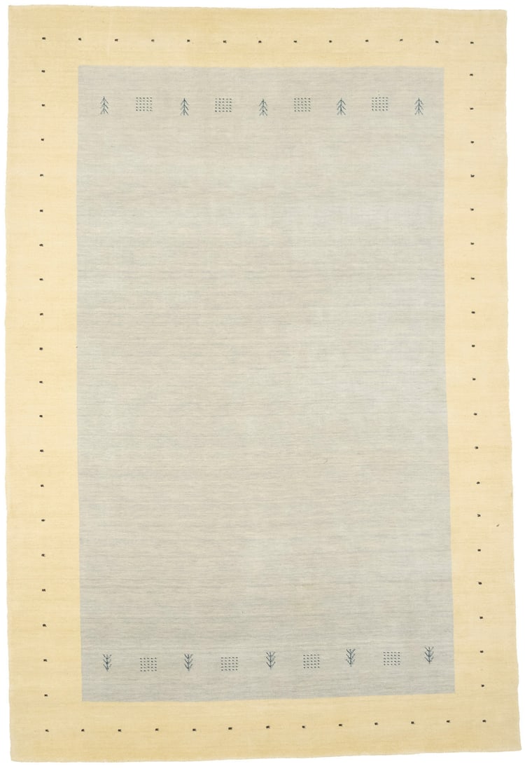 Hand-Loomed Gabbeh Tribal Area Rug 6'9 x 9'11 Eco-Friendly Modern Design (1 of 12)