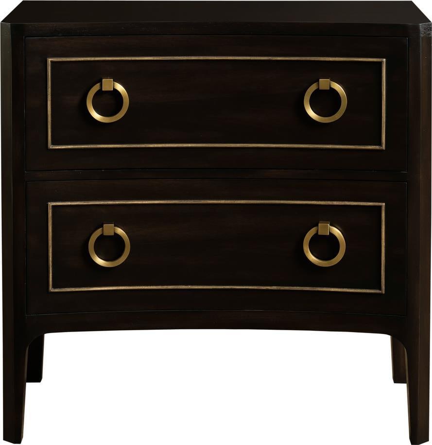 Port Eliot Black Chest with Gold Accents English Traditional Style: Port Eliot Black Chest with Gold Accents English Traditional Style This elegant chest combines functionality with style, showcasing a striking black finish complemented by gold beading. Crafted in