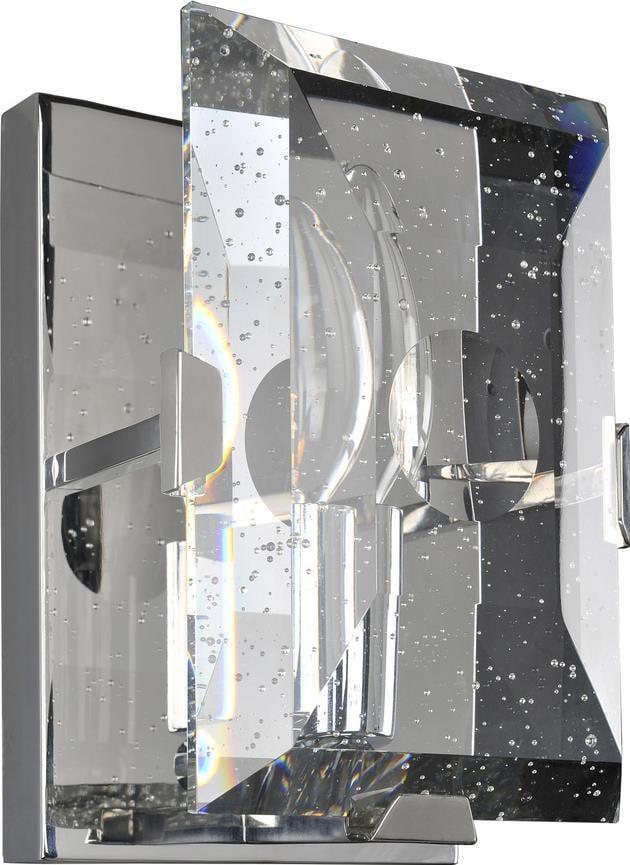 Kalco Giada Wall Sconce Crystal Stainless Steel Dimmable E12 Candelabra (1 of 1)