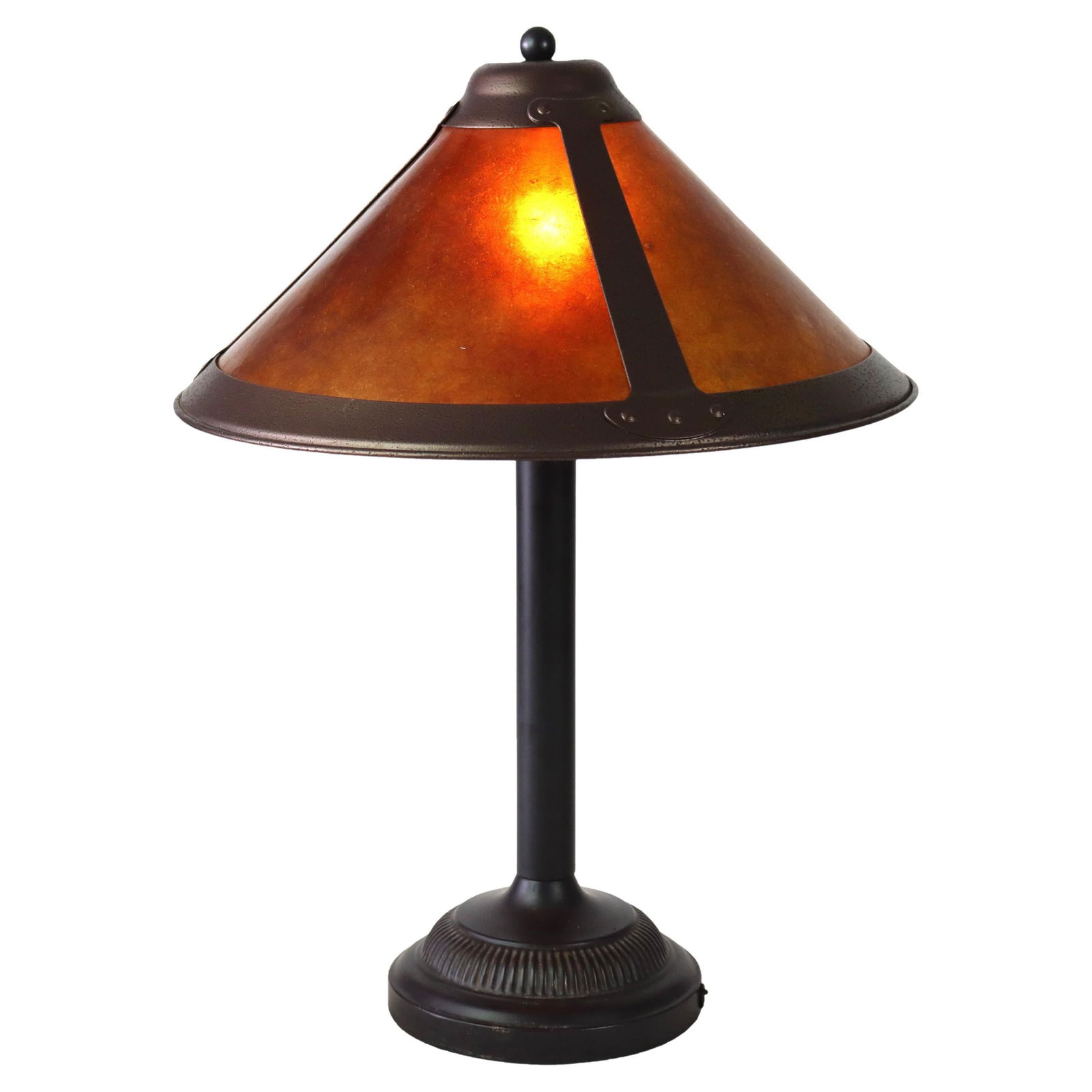 Dirk van Erp Style Vintage Copper Mica Table Lamp 20.75H (1 of 7)
