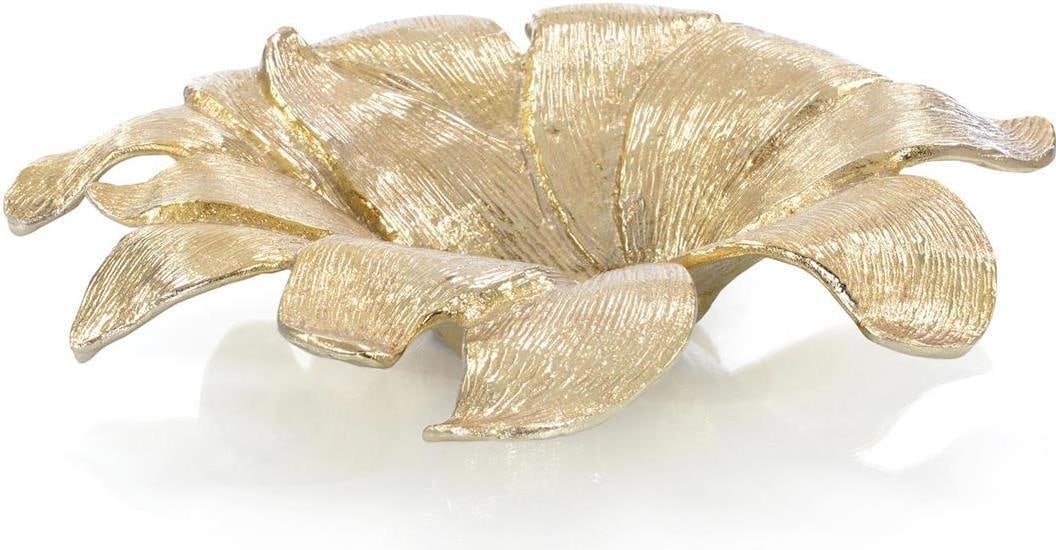John-Richard Hand-Crafted Brass Lily Bowl Art Nouveau Decor (1 of 1)