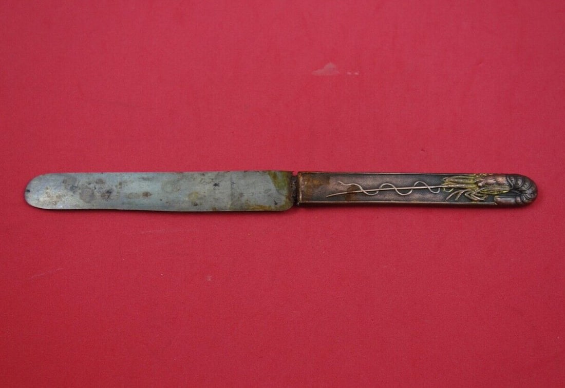 Kozuka Mixed Metals Fish Knife 8 1/4 Inch Blade (1 of 2)