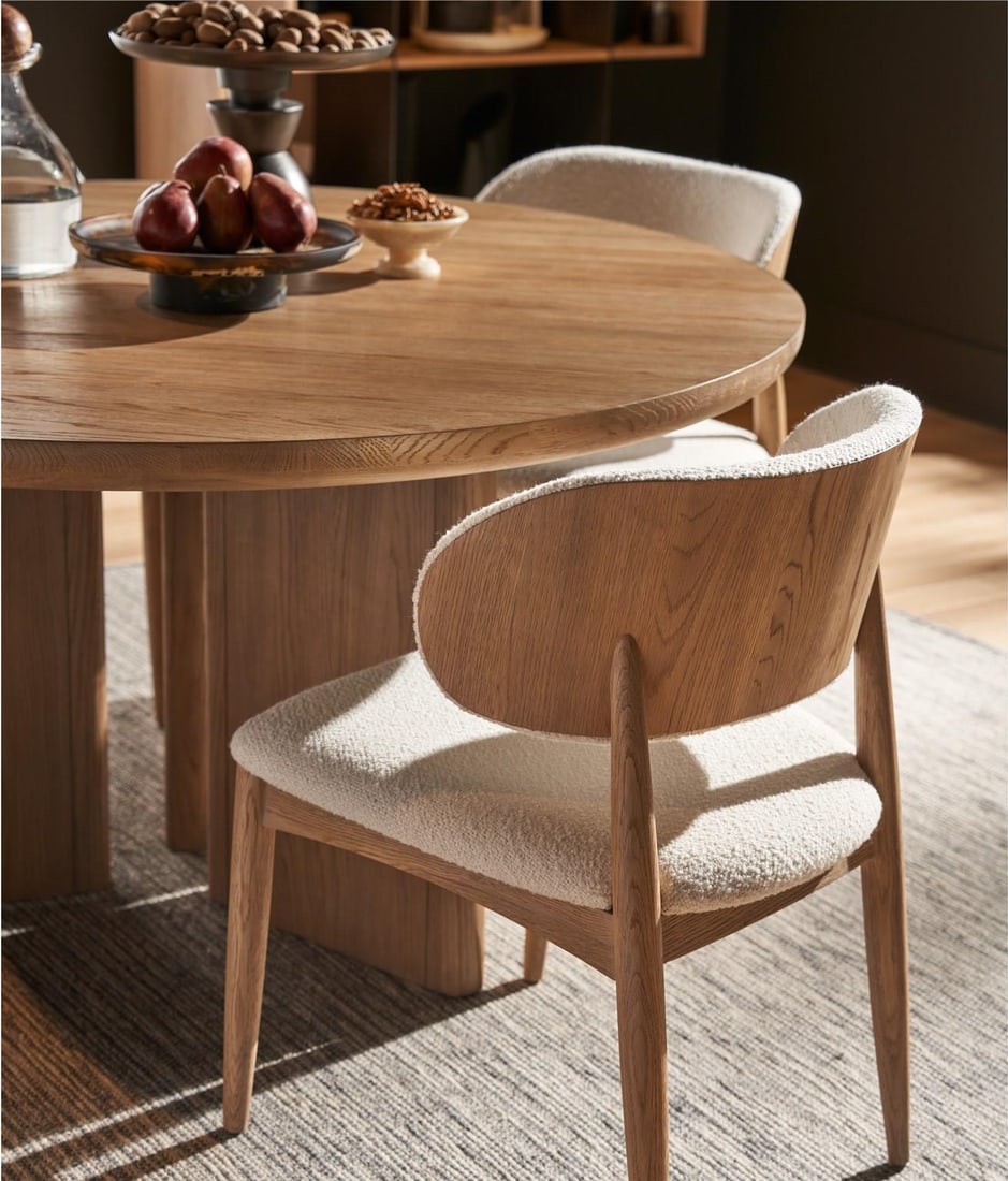 Universal Ergonomic Juno Side Chair Natural Oak Finish (1 of 4)