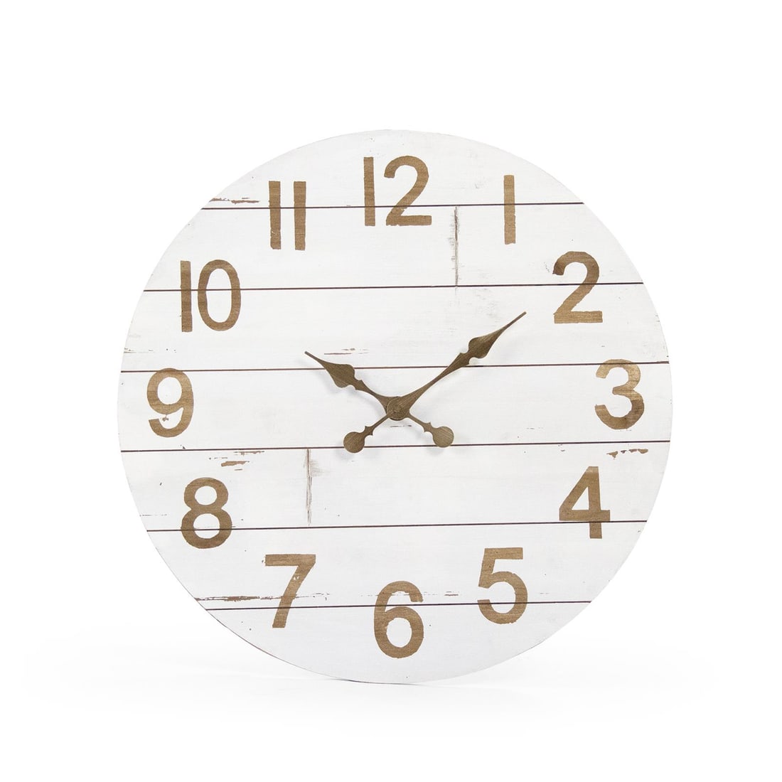 Zentique Cheval Alabaster Finish English Wall Clock 24" (1 of 3)