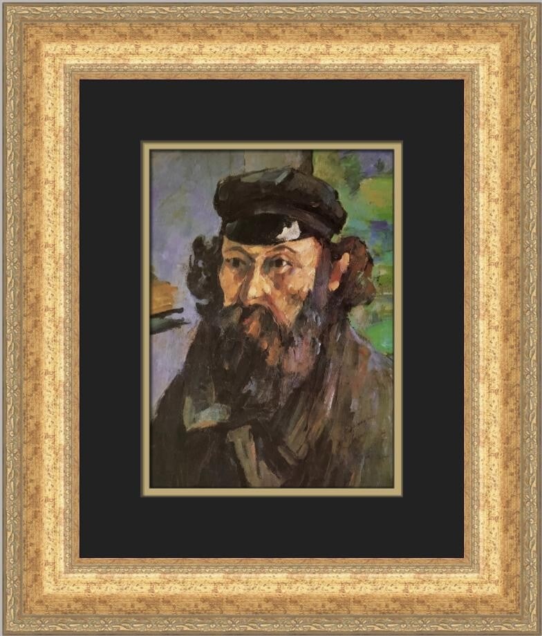 Paul Cezanne Self-Portrait in a Beret Custom Framed Art Print (1 of 2)