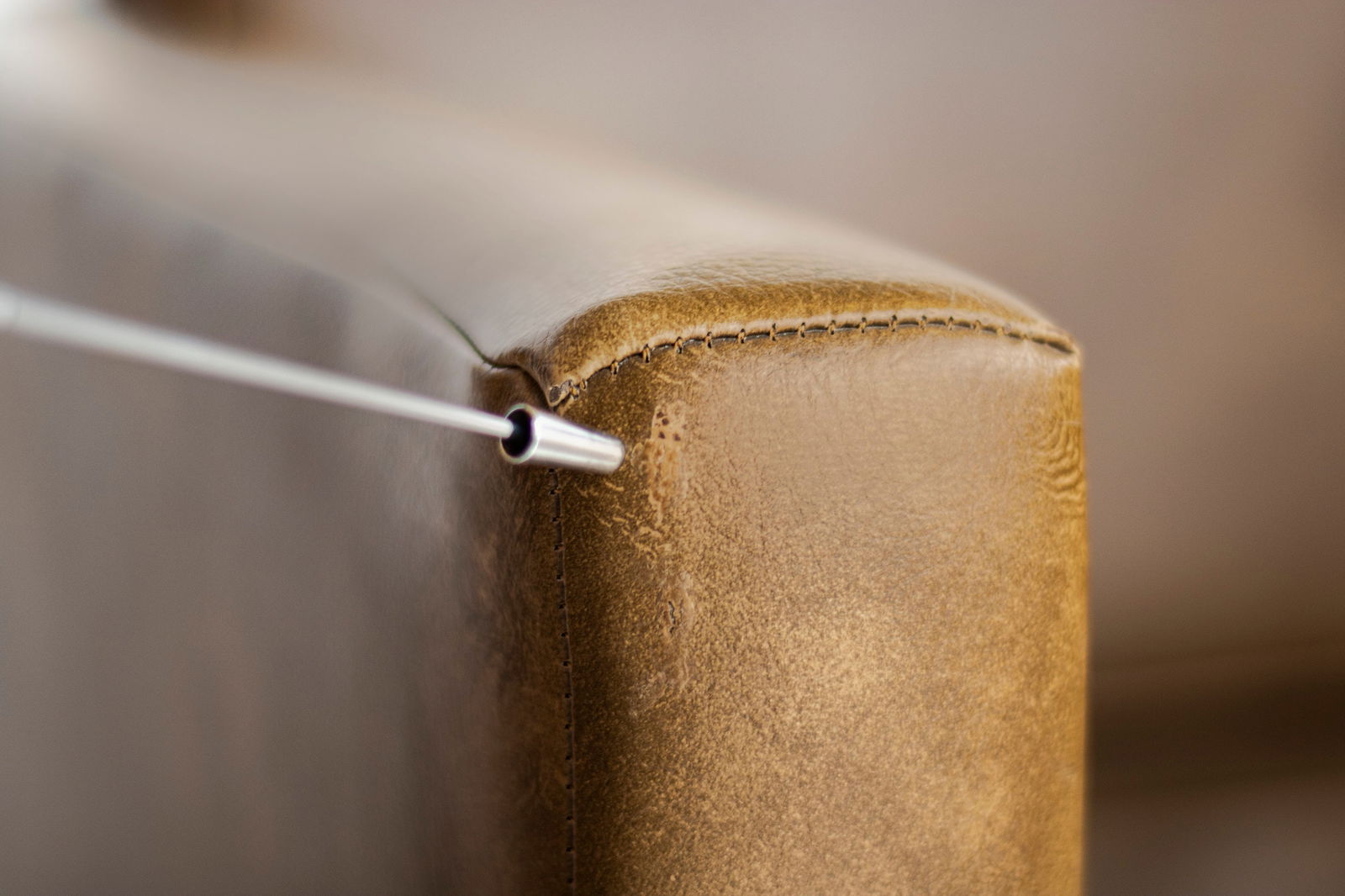 Milo Baughman 1970s Vegan Leather Sofa on Chrome Base - 10