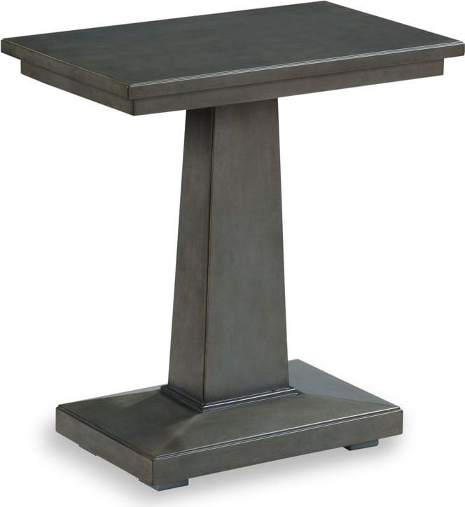 Woodbridge Charcoal Metropolitan Chairside Table 24H x 14W x 22D (1 of 3)