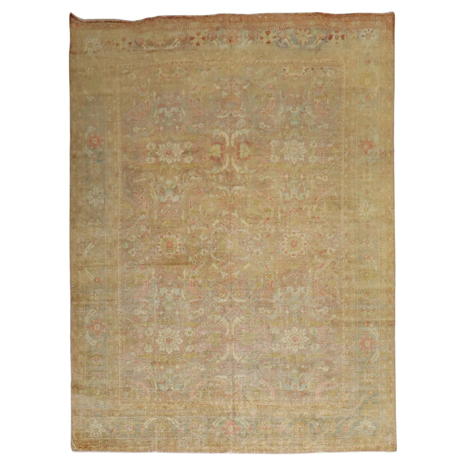 Zabihi Collection Antique Persian Mahal Rug 99x149 Hand-Knotted Wool Sultanabad Style (1 of 13)