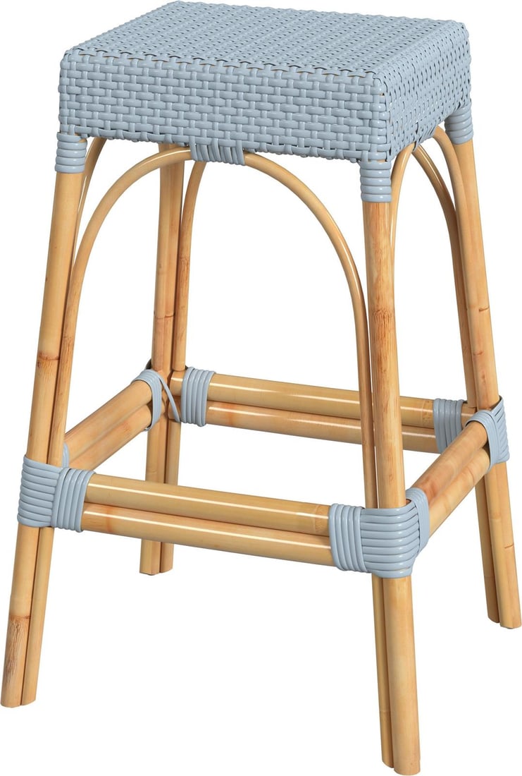 Butler Coastal Rattan Tobias Barstool Natural Rattan Chic Design: Butler Coastal Rattan Tobias Barstool Natural Rattan Chic Design The Butler's Coastal Rattan Tobias Barstool combines chic design with functionality, making it a perfect addition to your