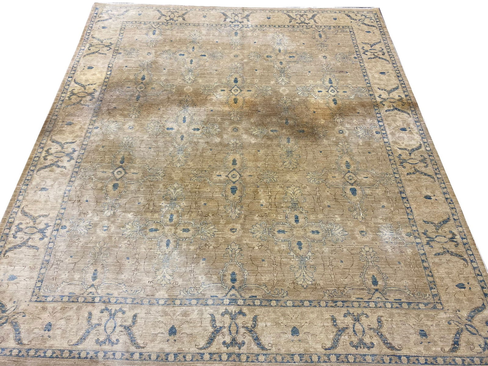 8' x 9.4' Pre-Owned Handmade Chobi Rug from Afghanistan (1 of 9)