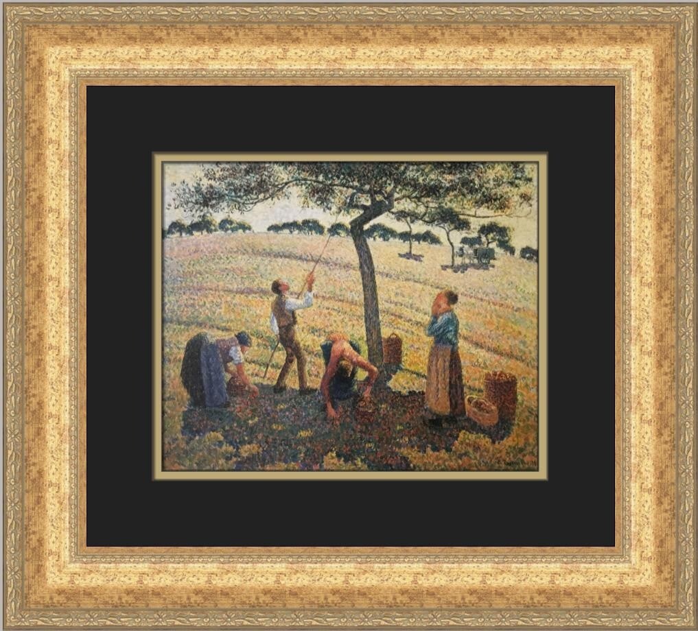 Camille Pissarro Apple Picking at Eragny Framed Art Print 17x19 (1 of 2)